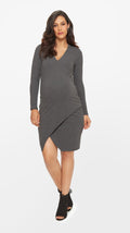 Wrap Slit Dress