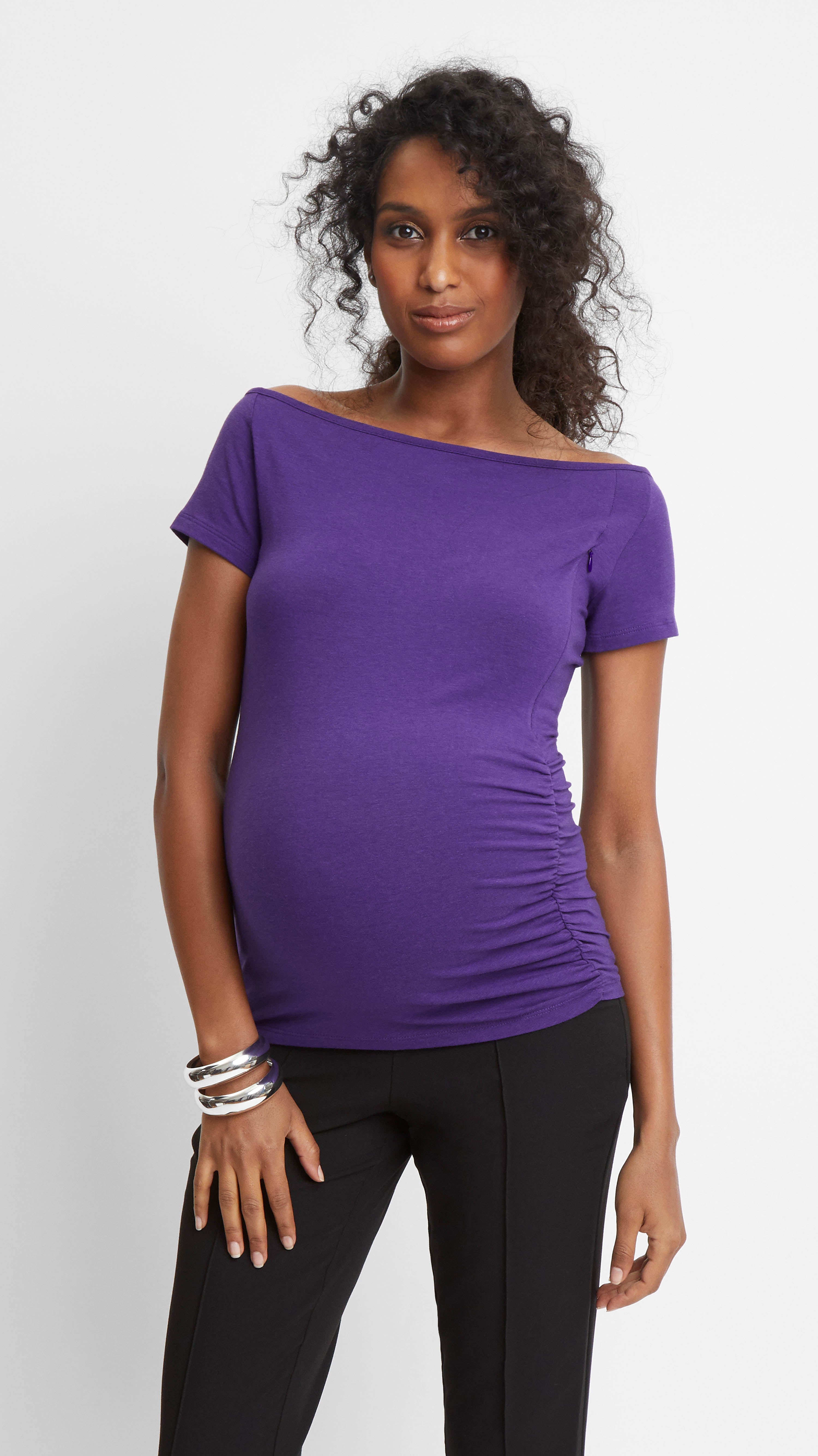 Off Shoulder Nursing & Maternity Top