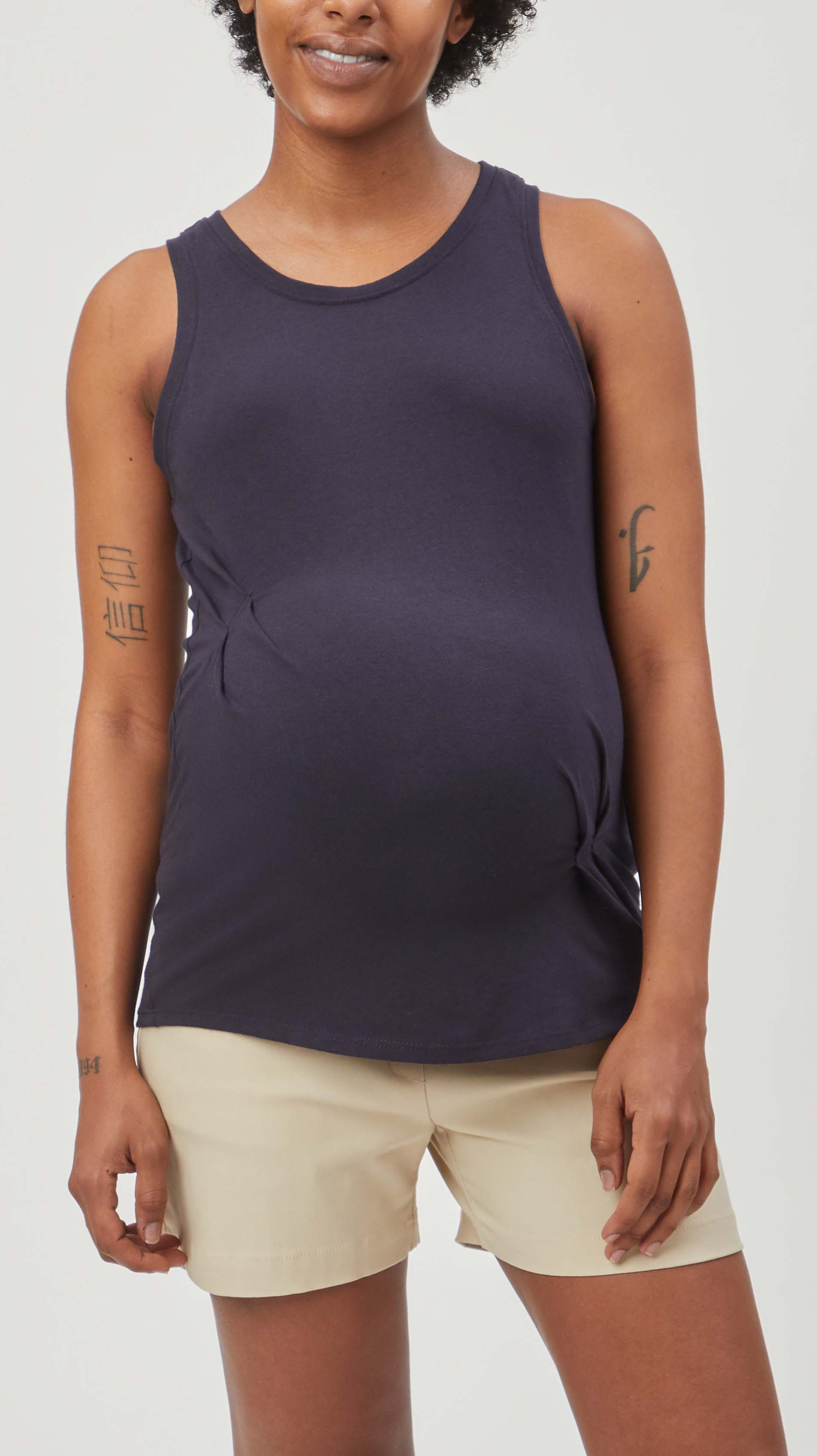 Pleated Maternity Top