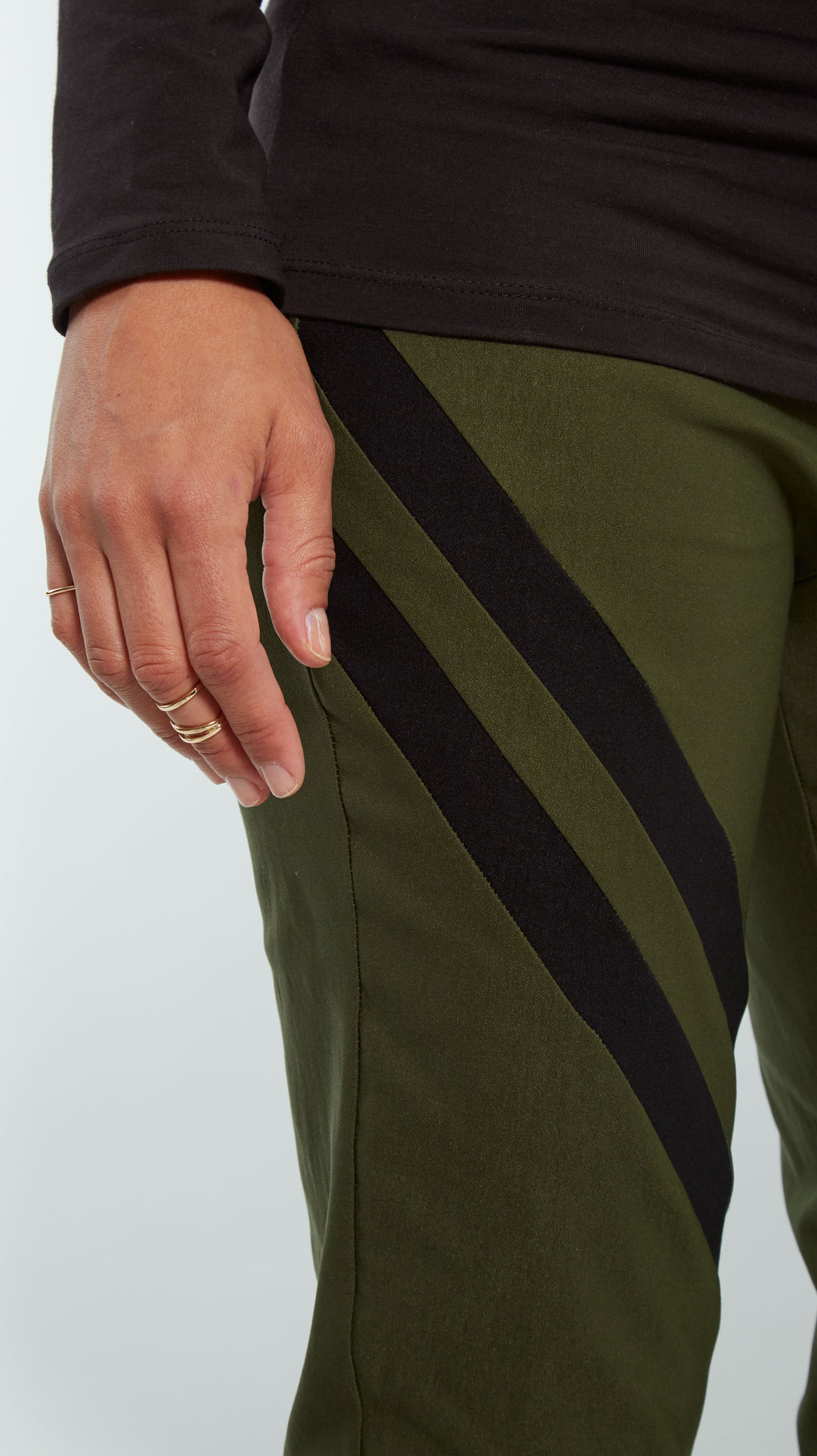 Stowaway Collection Audra Maternity Pant Side Detail View
